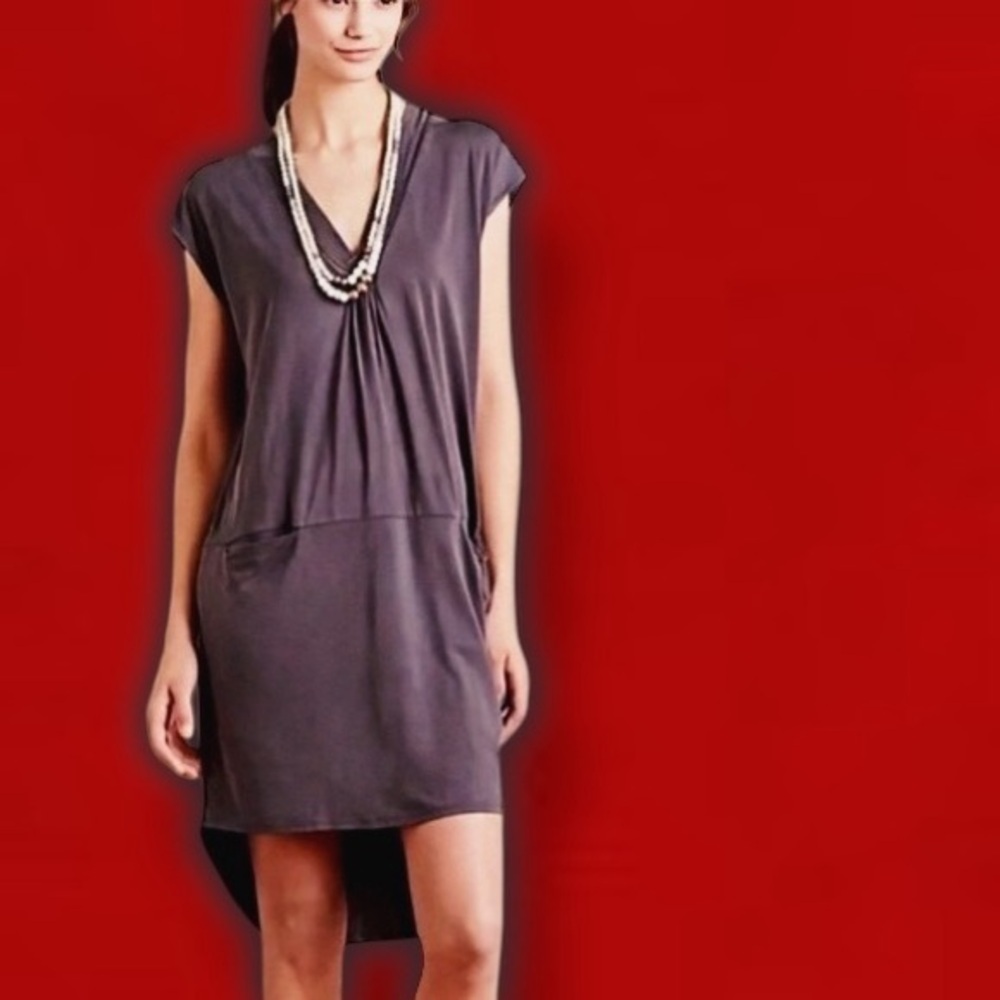 Dolan Left Coast Collection ‘Lola’ Cocoon Dress in Charcoal Gray Size 8